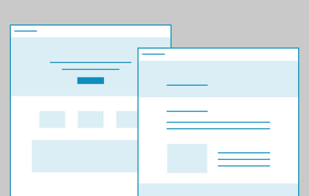wireframe for website layout